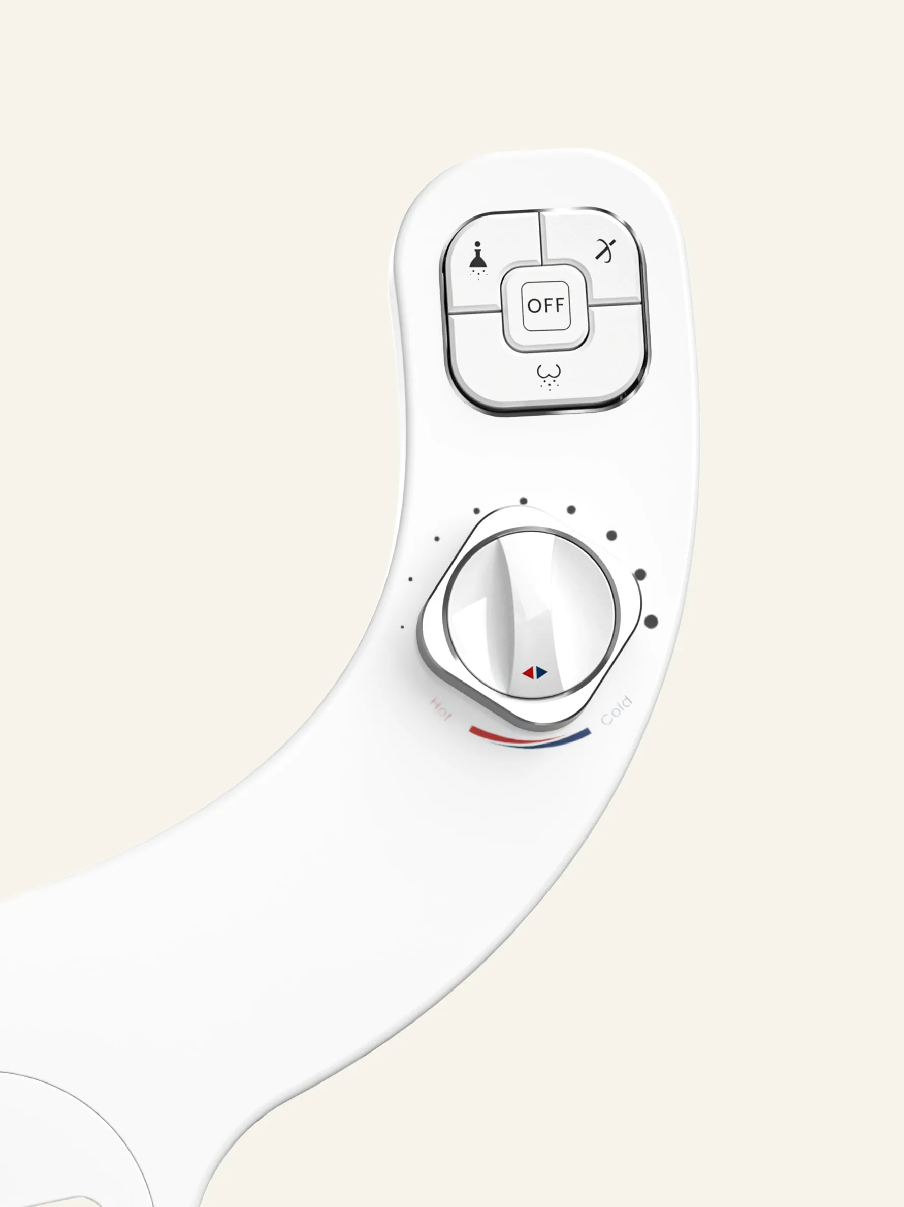 Samodra SPA Bidet - Hot and Cold Water - Square