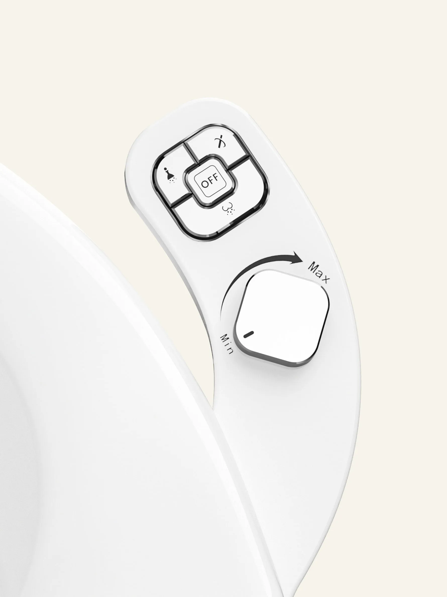 Samodra SPA Bidet - Hot and Cold Water - Square