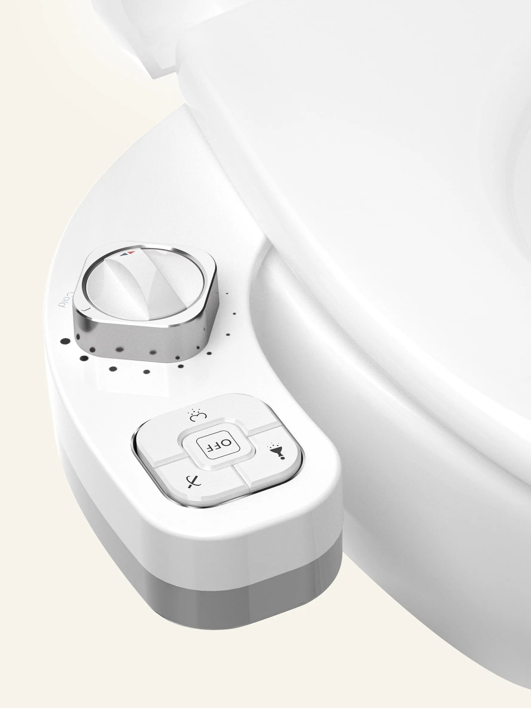 Samodra SPA Bidet - Hot and Cold Water - Square