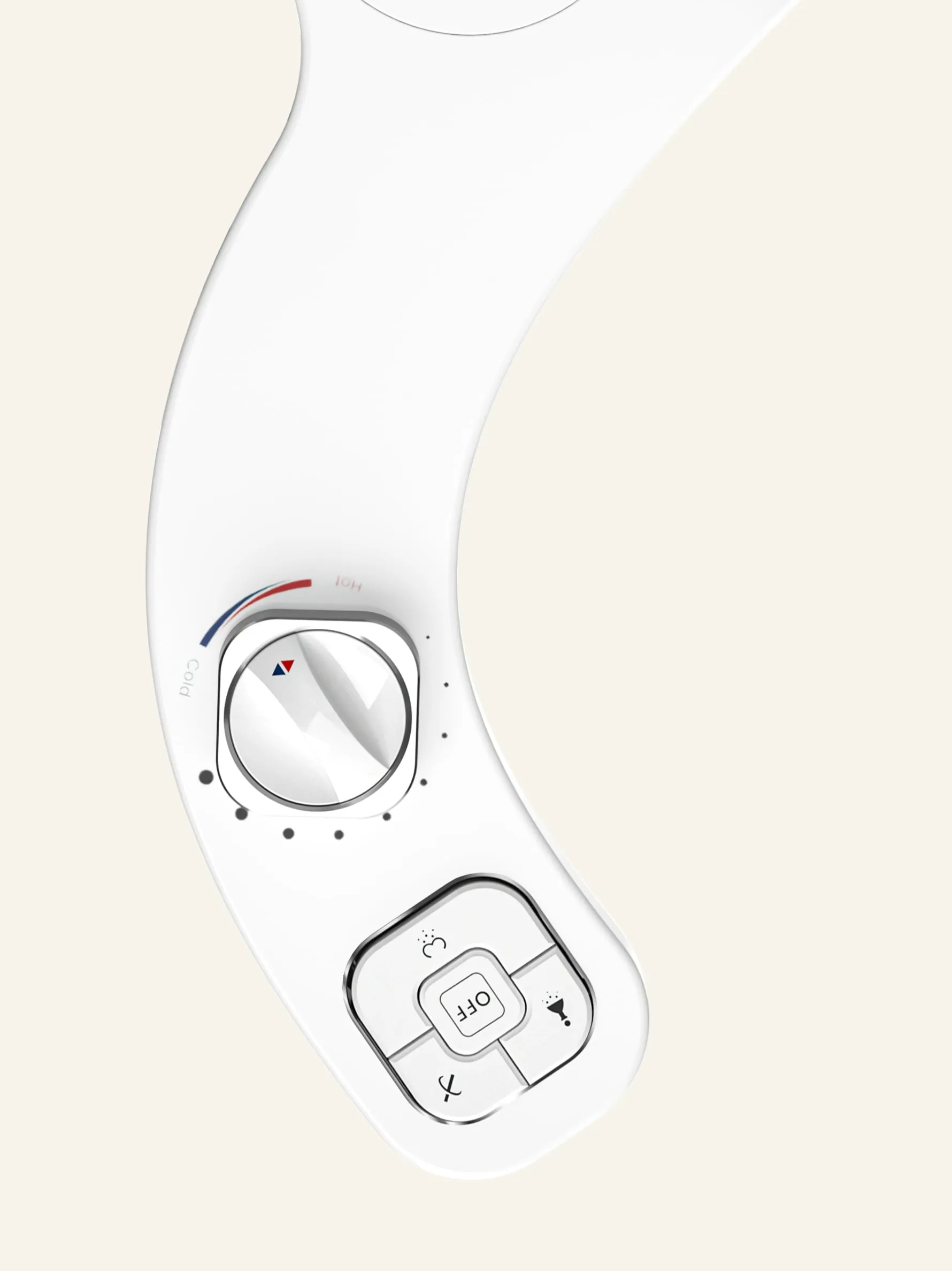 Samodra SPA Bidet - Hot and Cold Water - Square