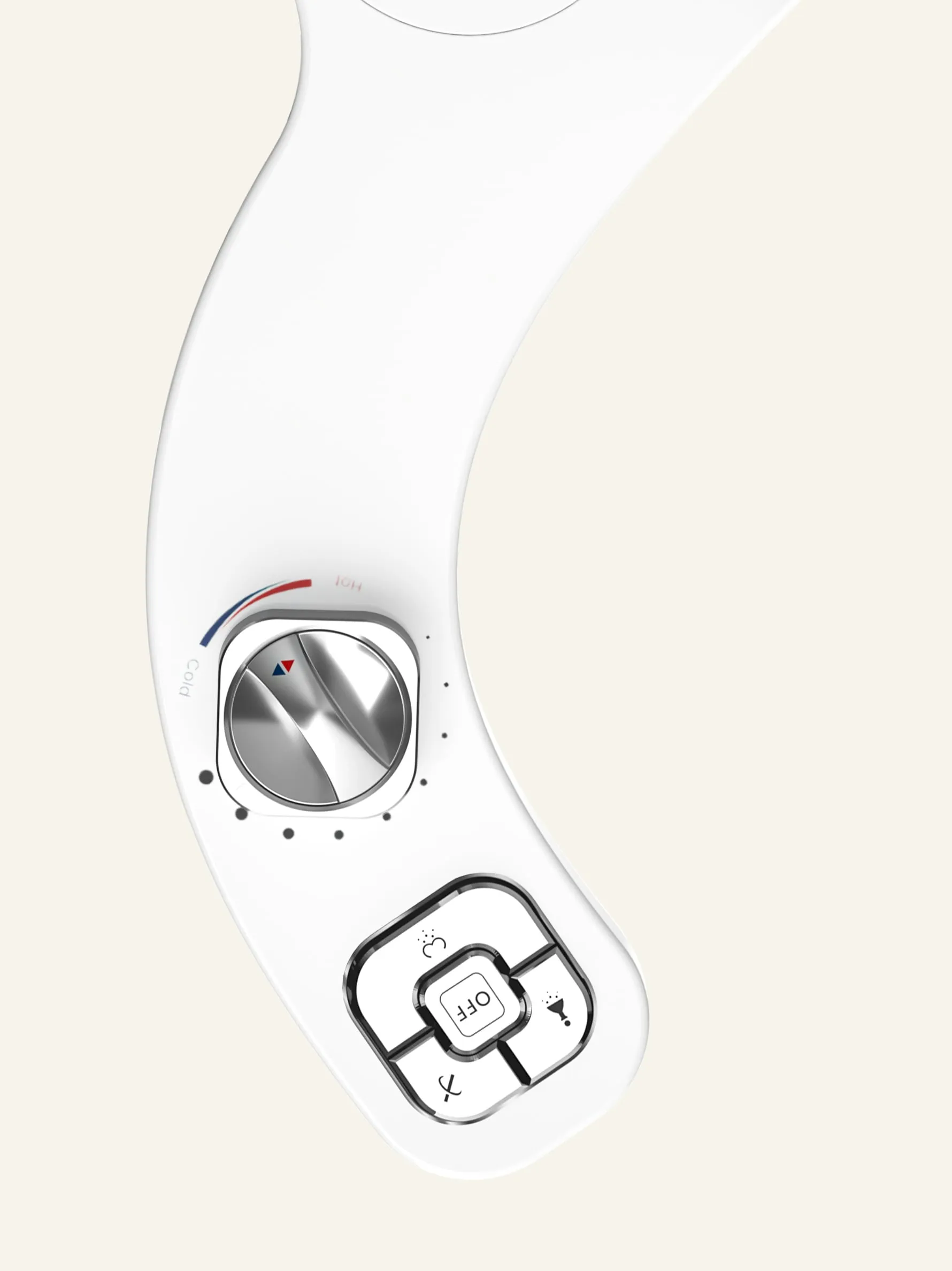 Samodra SPA Bidet - Hot and Cold Water - Square