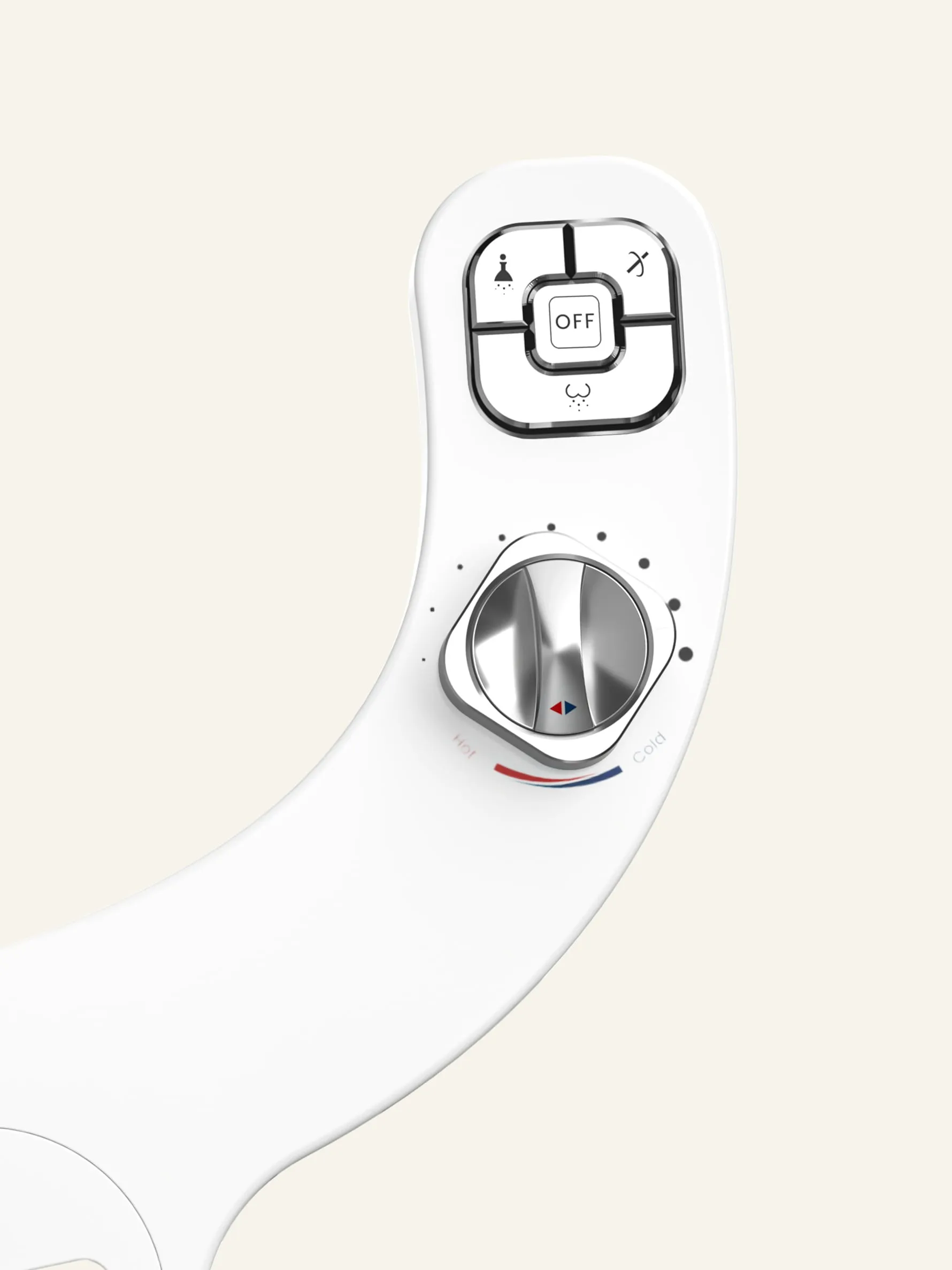 Samodra SPA Bidet - Hot and Cold Water - Square