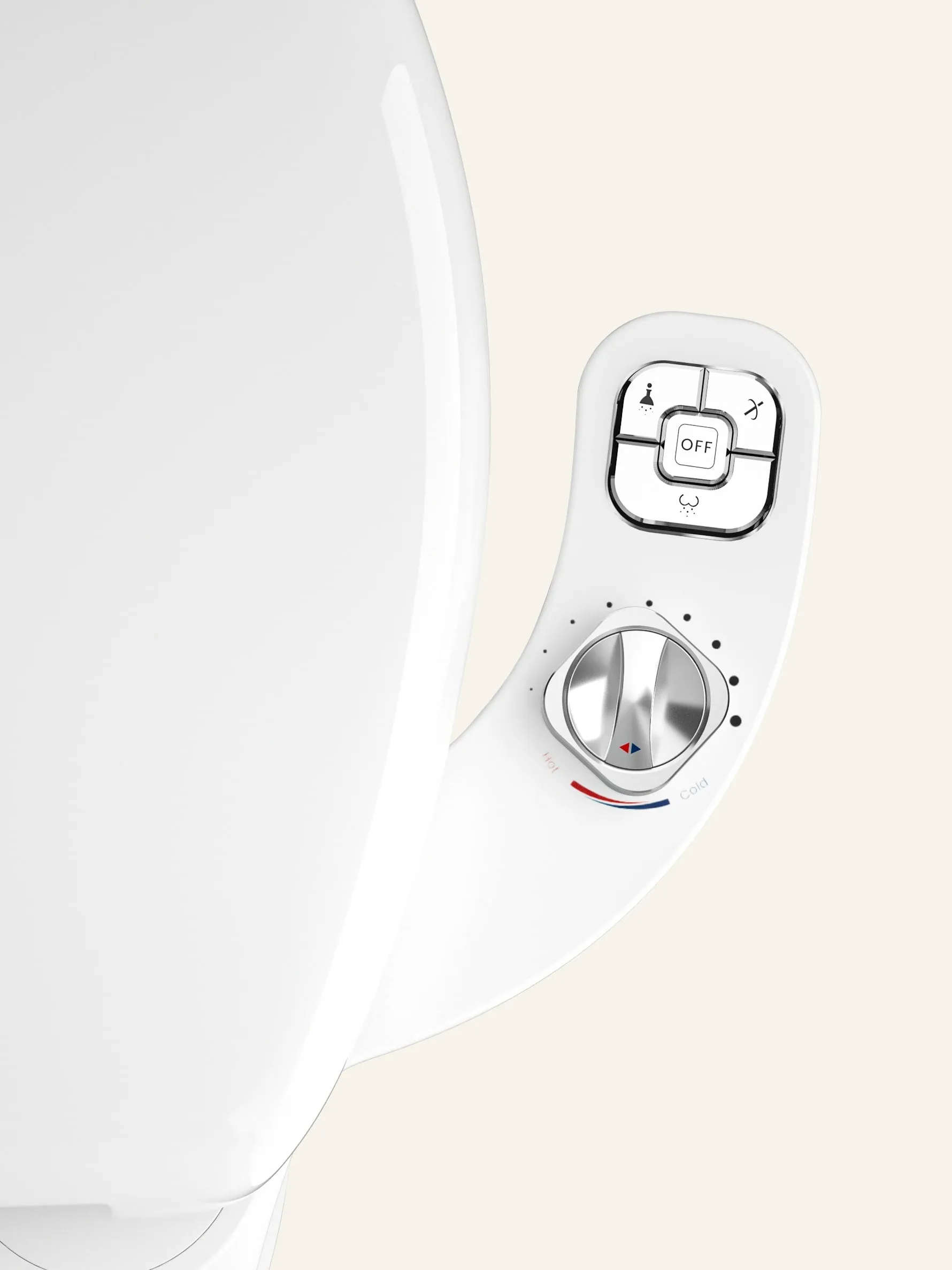 Samodra SPA Bidet - Hot and Cold Water - Square