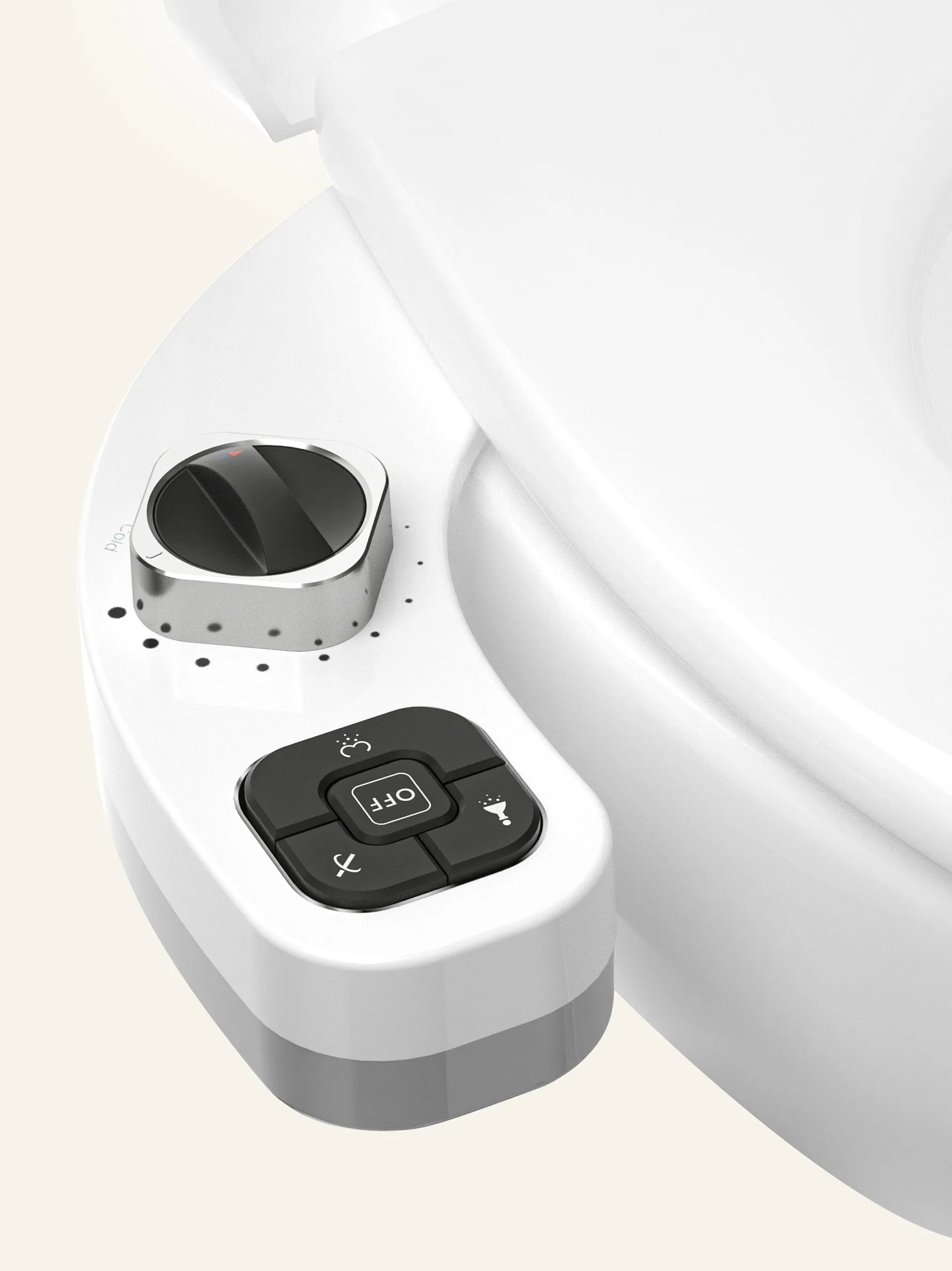 Samodra SPA Bidet - Hot and Cold Water - Square