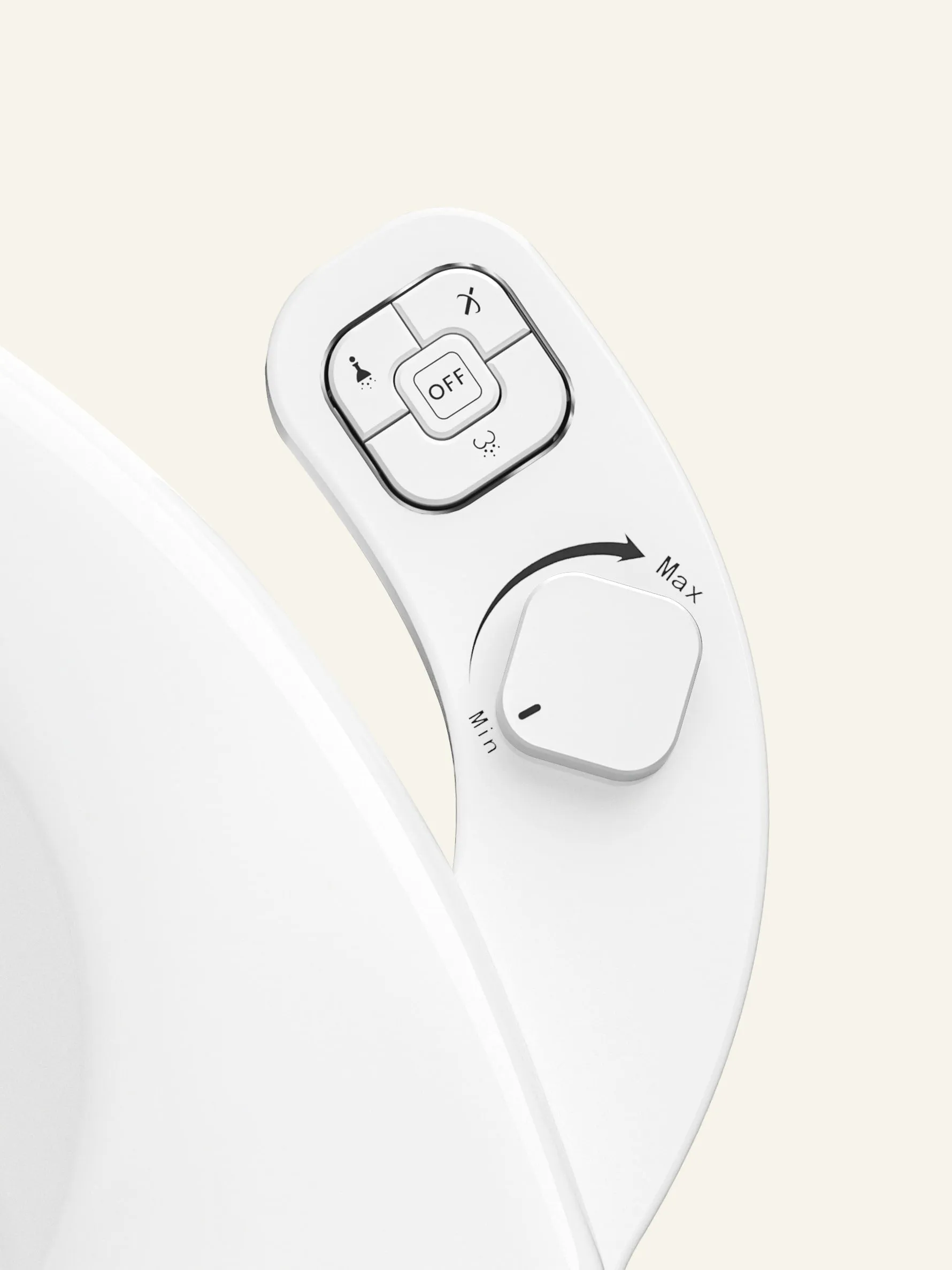 Samodra SPA Bidet - Hot and Cold Water - Square