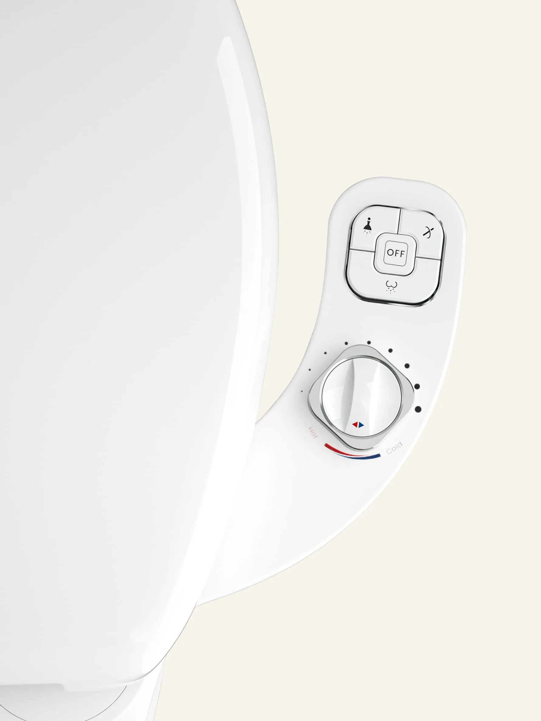 Samodra SPA Bidet - Hot and Cold Water - Square
