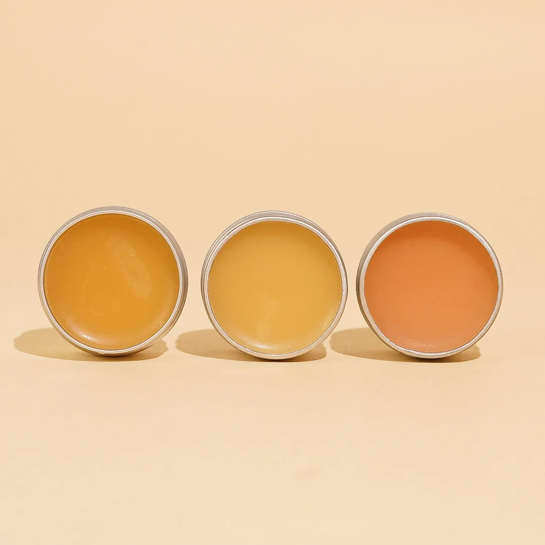 Santara, Vanilla & Bubble Gum Lip Balm Trio