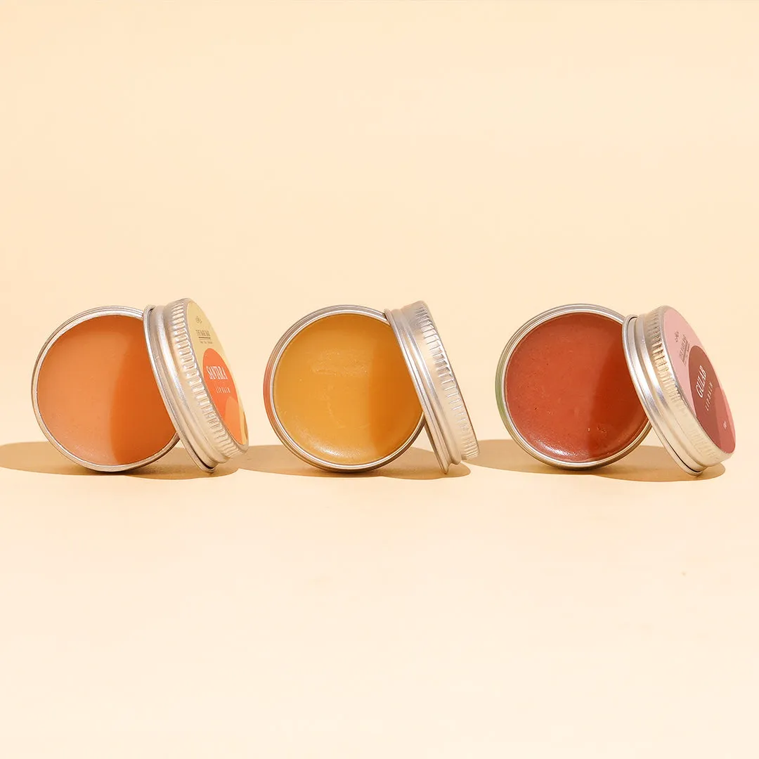 Santara, Vanilla & Gulab Lip Balm Combo