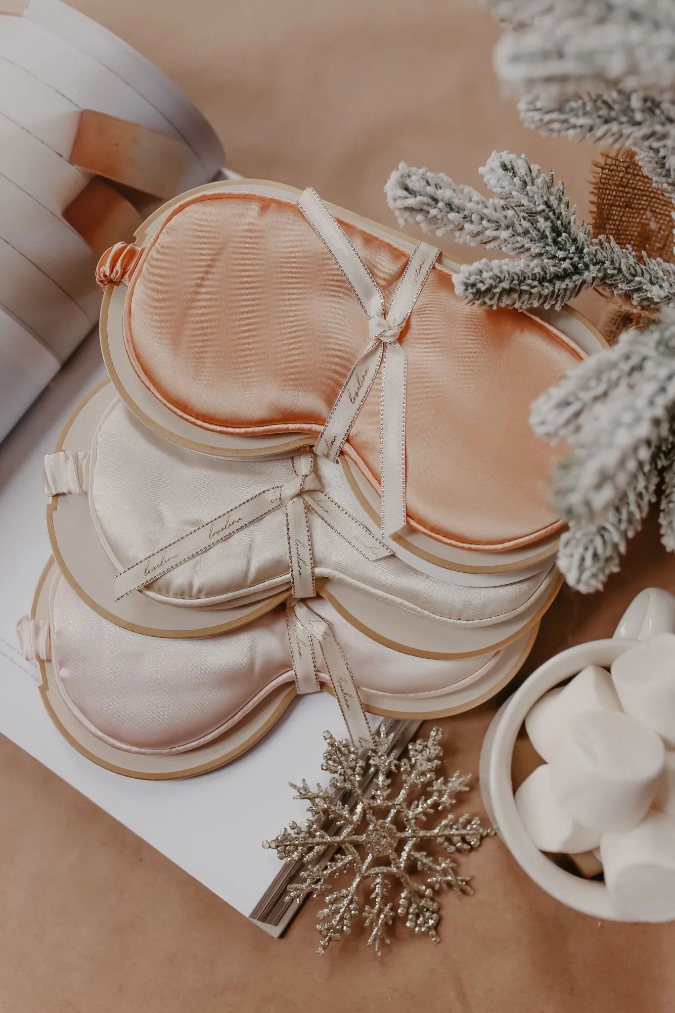 Satiny Sleep Eye Mask - Champagne - FINAL SALE