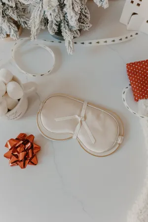 Satiny Sleep Eye Mask - Champagne - FINAL SALE