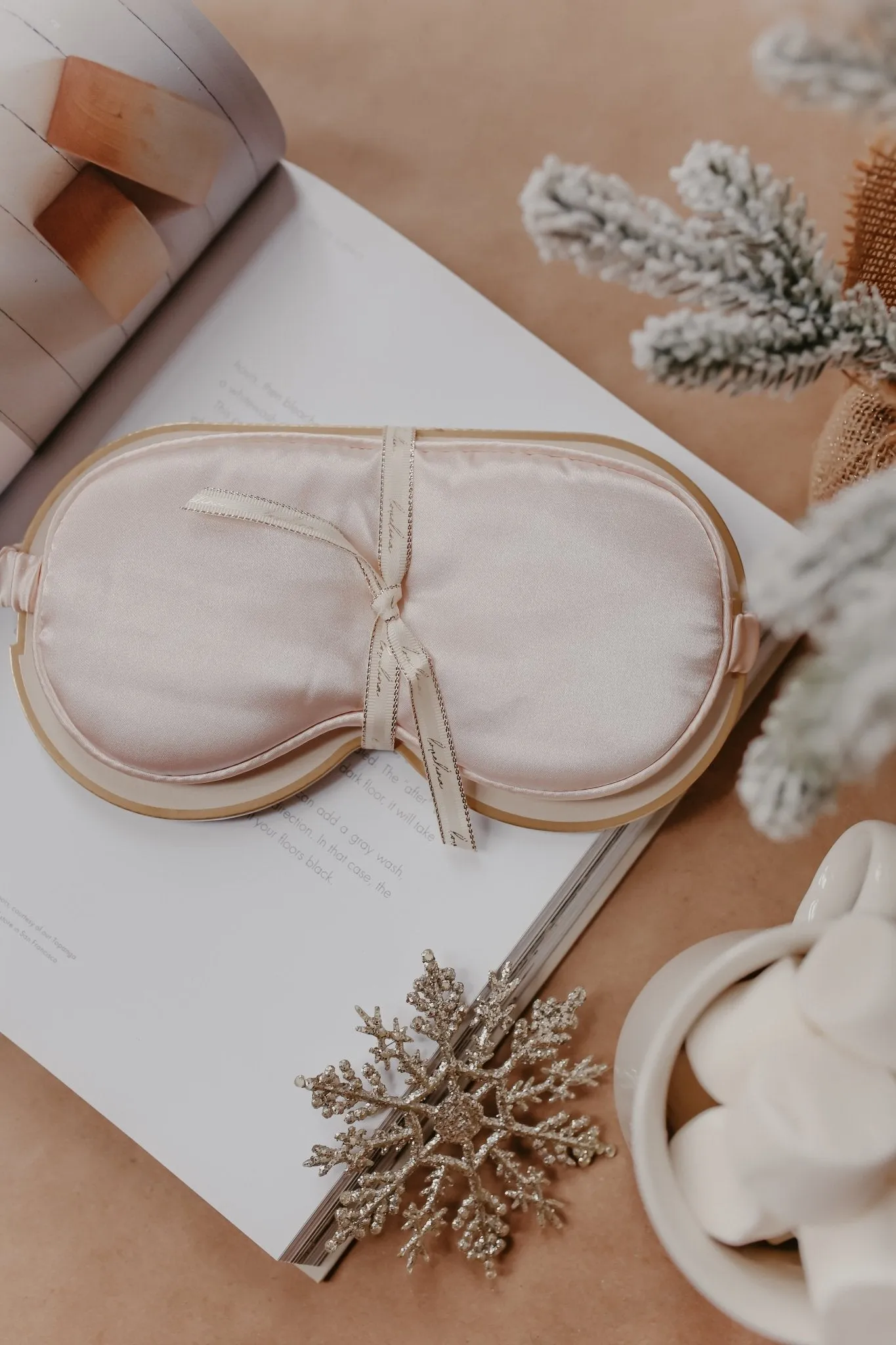 Satiny Sleep Eye Mask - Pink - FINAL SALE