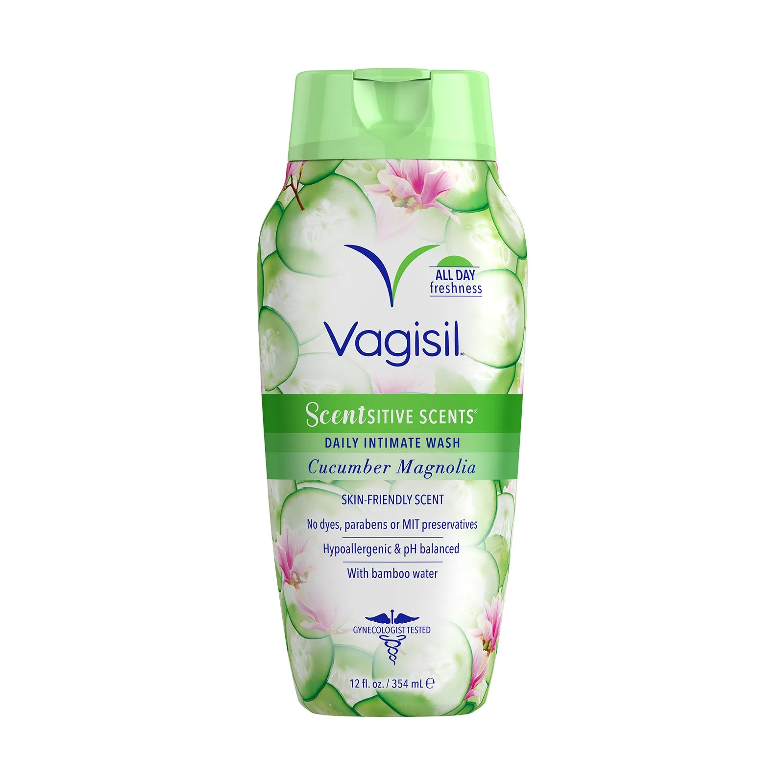 Scentsitive Scents Daily Intimate Wash Cucumber Magnolia 354ml   