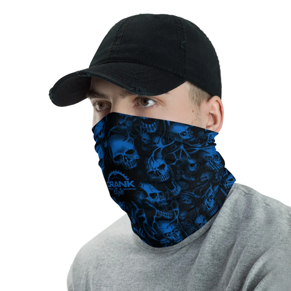Screaming Skulls Face Mask Neck Gaiter