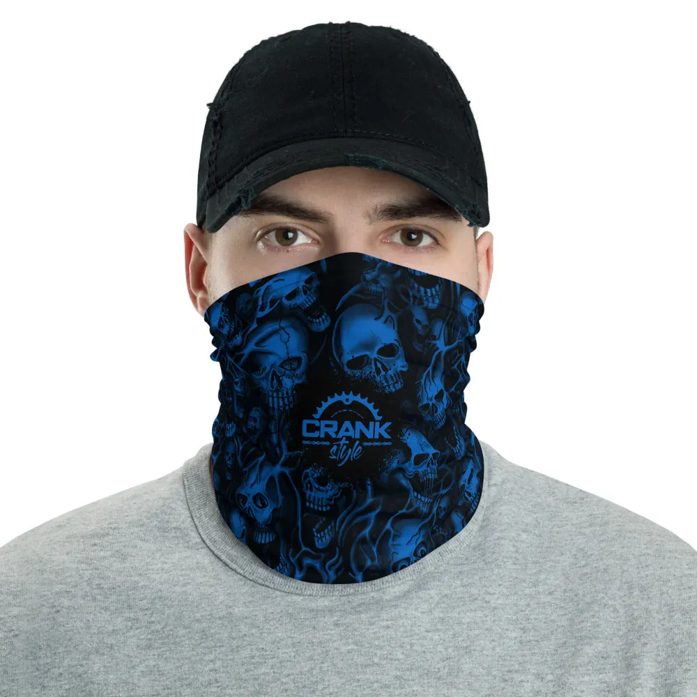Screaming Skulls Face Mask Neck Gaiter