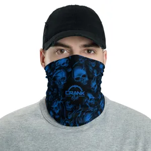 Screaming Skulls Face Mask Neck Gaiter