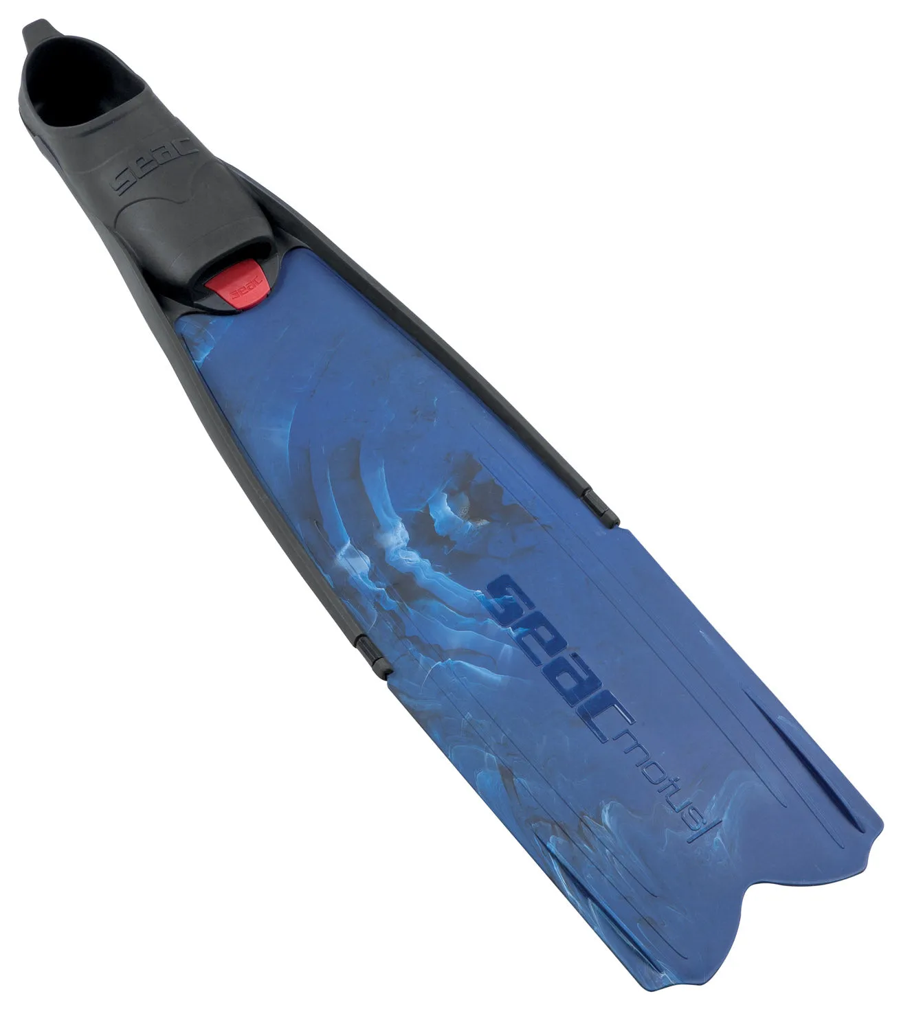 SEAC Tris Motus Set - Motus Camo Long Freediving Soft Powerful Fins, One Mask and Jet Snorkel