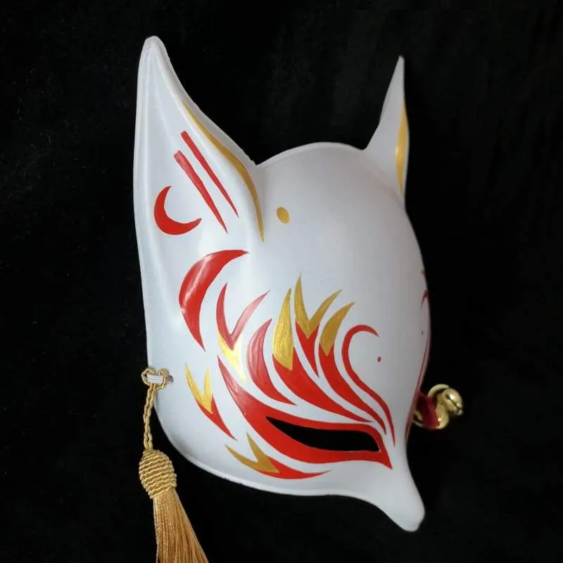Sharp Ears Kitsune Mask - Phoenix