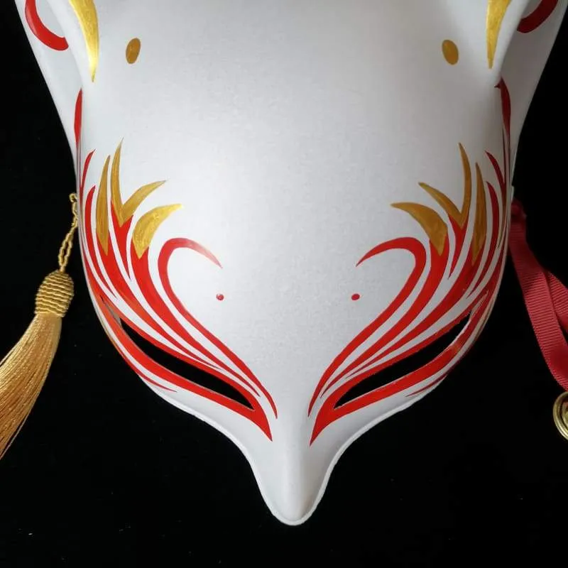 Sharp Ears Kitsune Mask - Phoenix