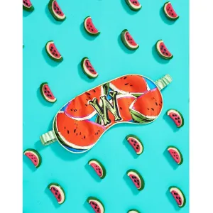 Silk Eye Mask / "W for Watermelon"