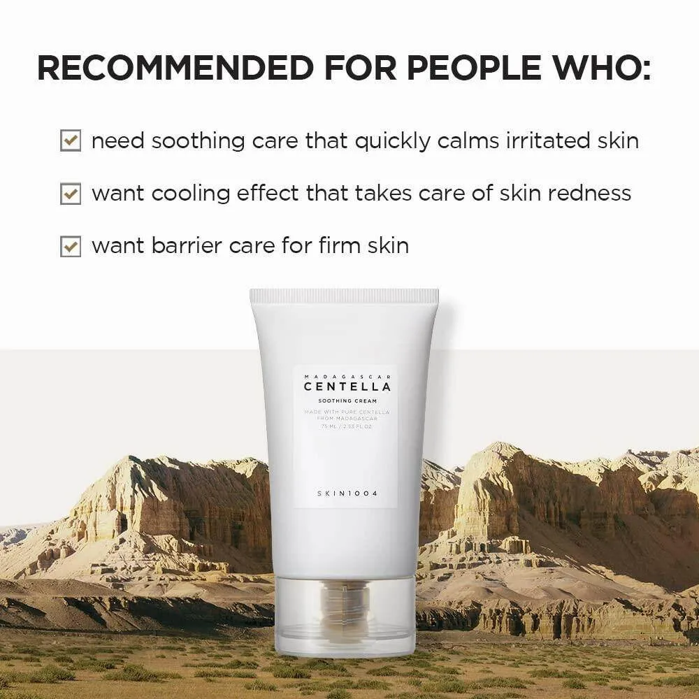 SKIN1004 Madagascar Centella Soothing Cream, 75ml US