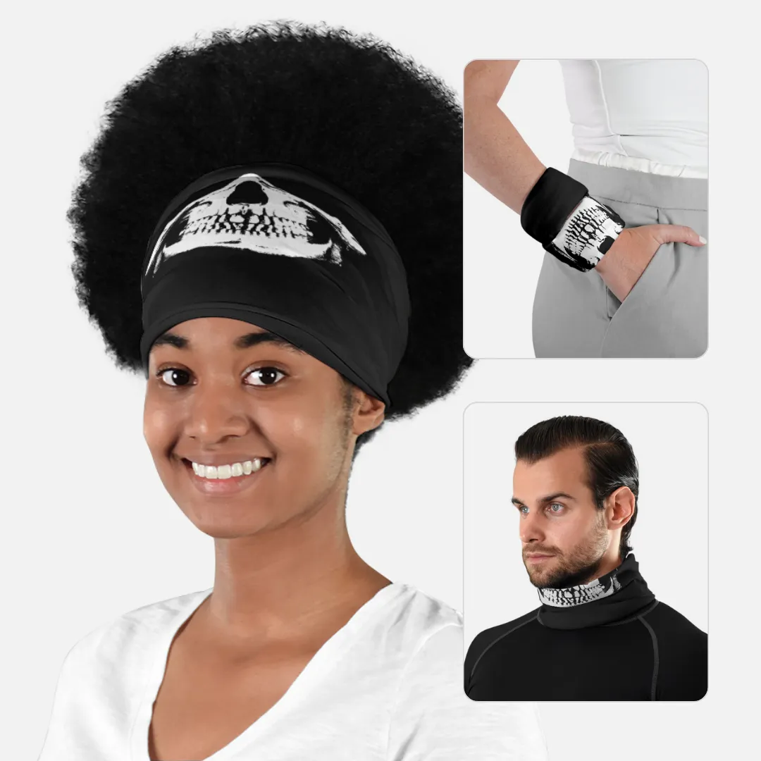 Skull Bones Neck Gaiter