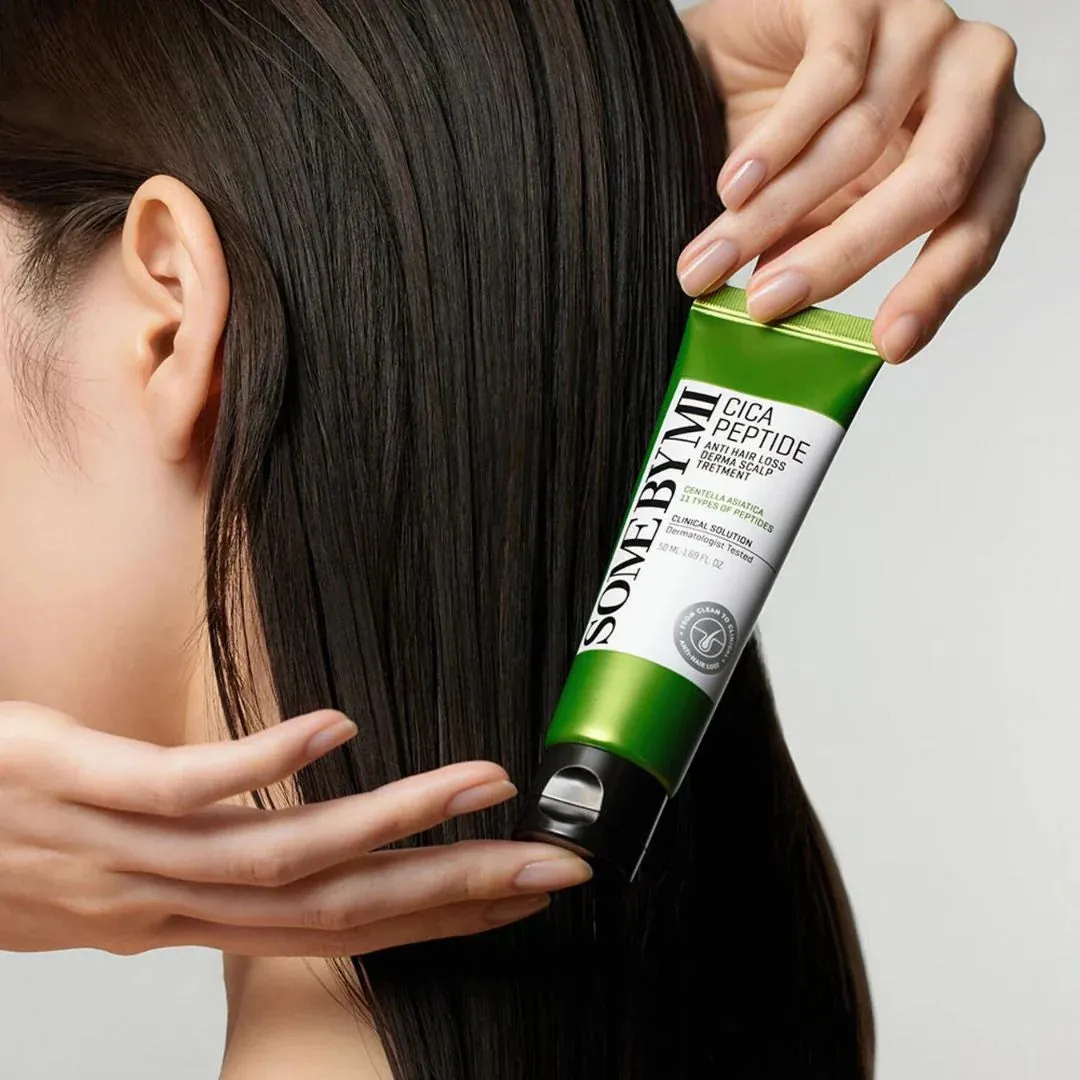 SOME BY MI cica peptide anti hair loss derma scalp treatment معالج الفروة لعلاج تساقط الشعر من سمباي مي