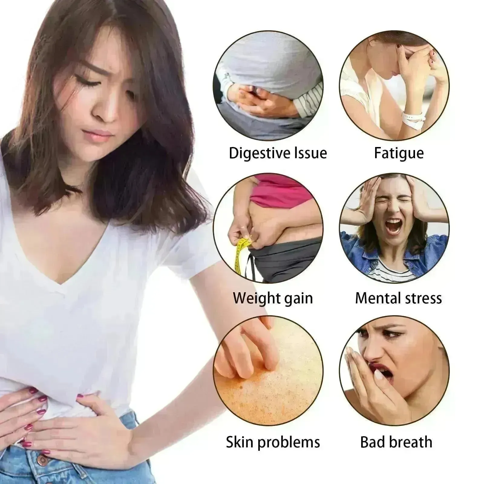 Stomach Relief Oil | Abdominal Soothing Olive, Rose and Grape Seed Oils -Increase Appetite and Reduce Belly Fat Supply for Women and Teen Girls