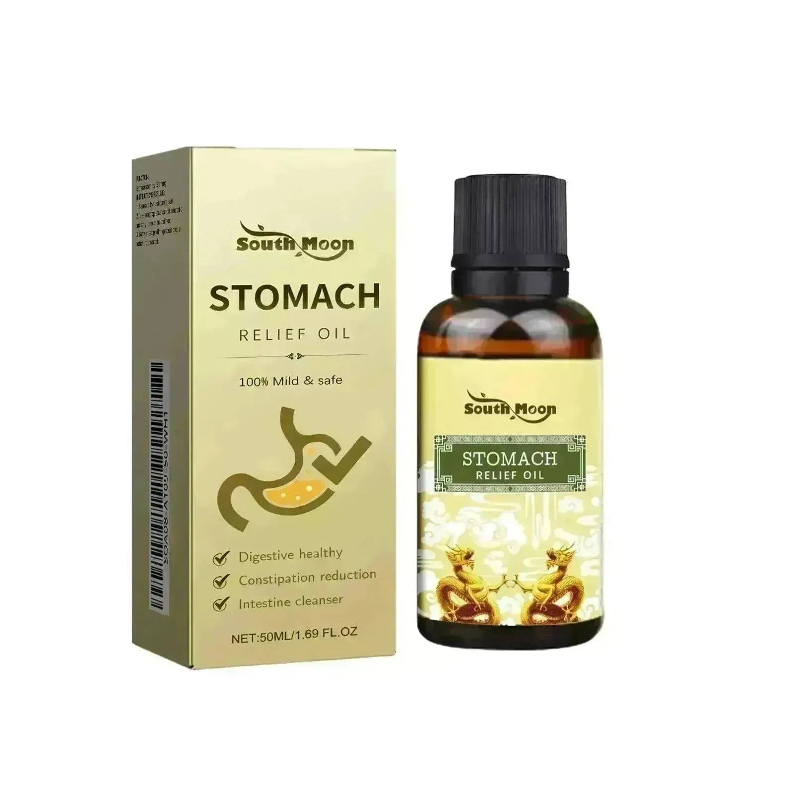 Stomach Relief Oil | Abdominal Soothing Olive, Rose and Grape Seed Oils -Increase Appetite and Reduce Belly Fat Supply for Women and Teen Girls