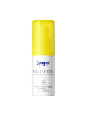 Supergoop Bright Eyed 100% Mineral Eye Cream SPF 40