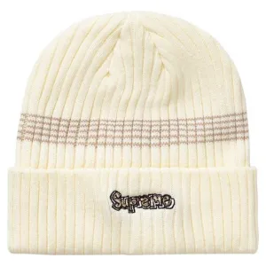 Supreme Gonz Logo Beanie Cream
