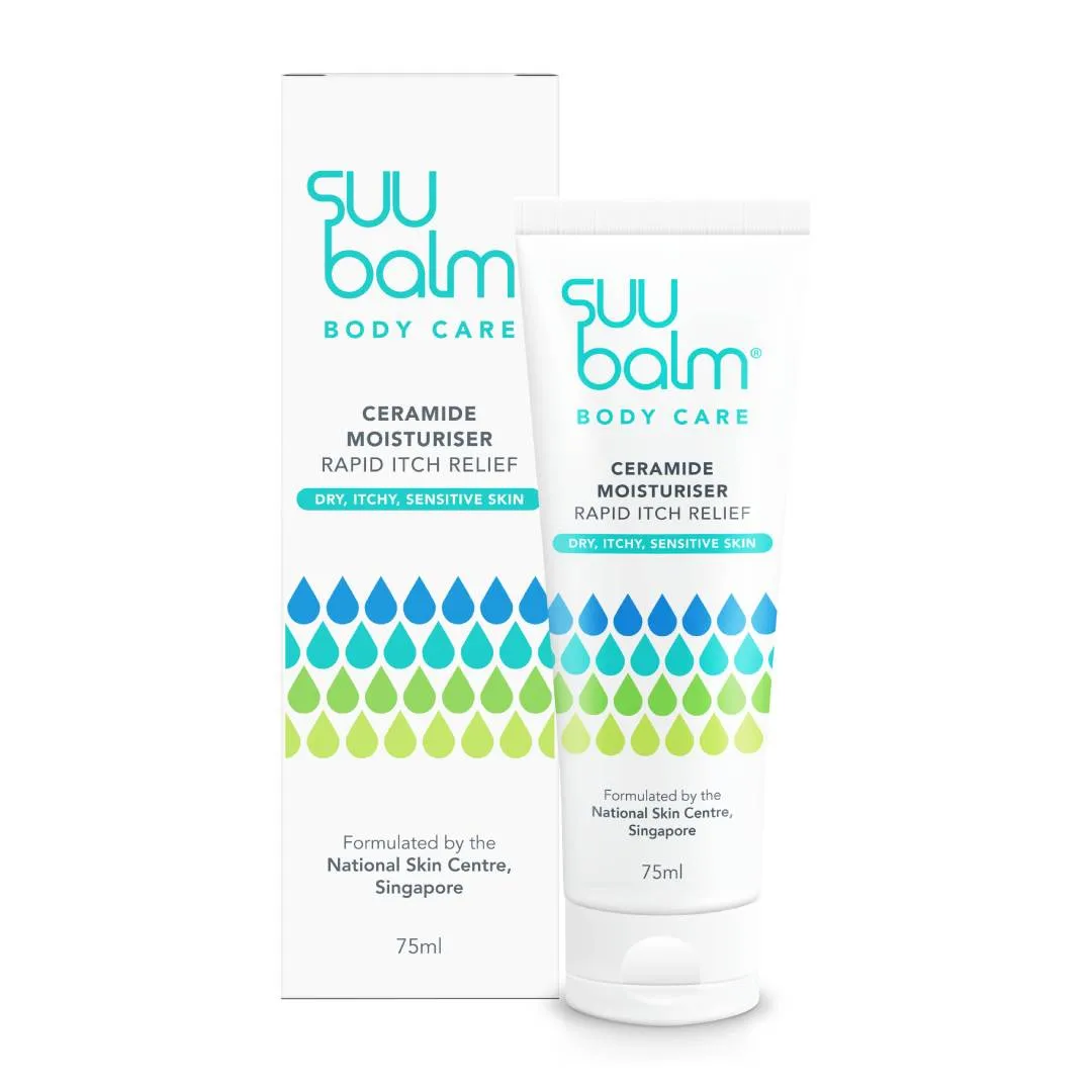 Suu Balm Ceramide Moisturiser (Rapid Itch Relief) Value Bundle 2 x 75ml