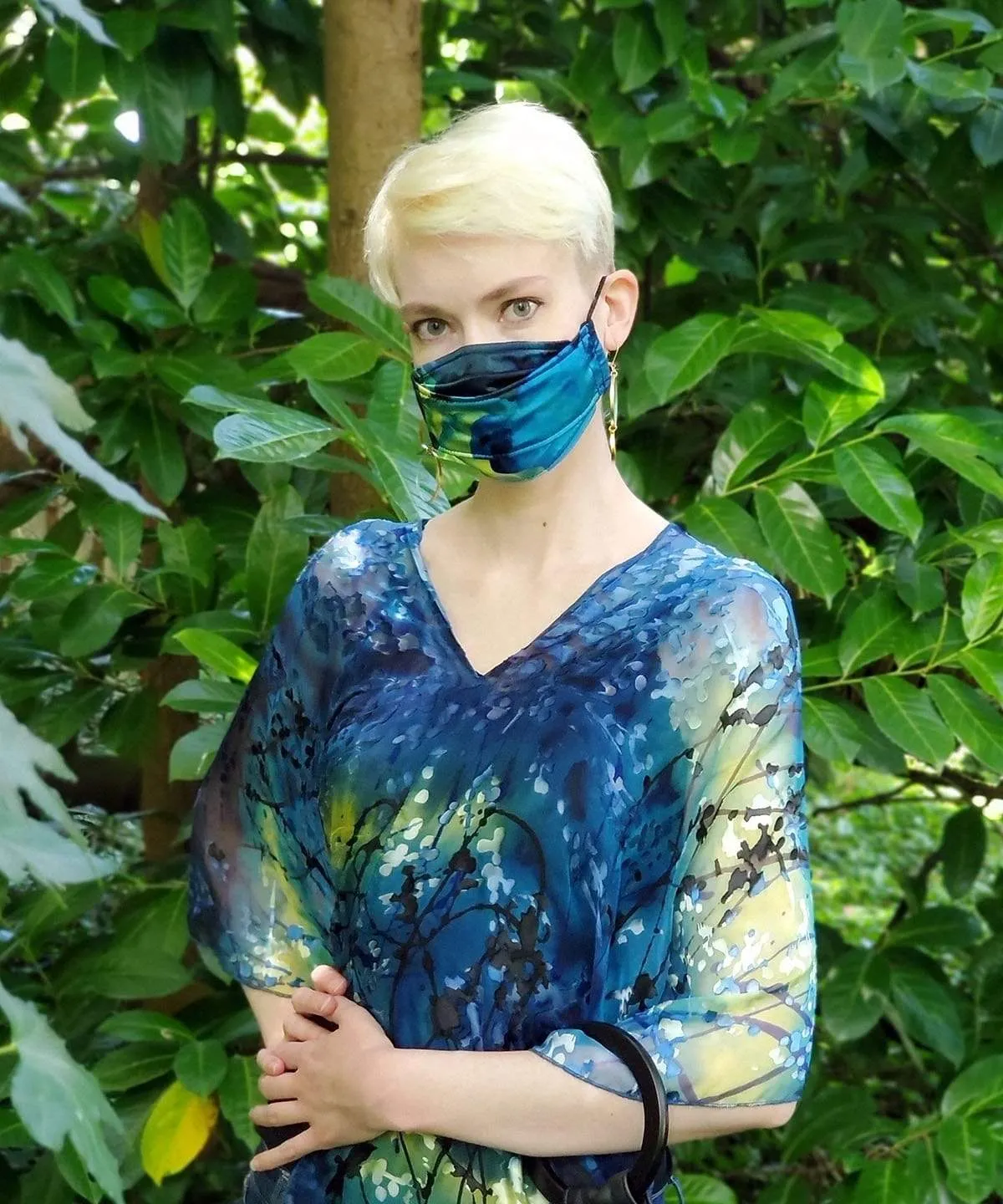The Civvy Face Mask (Box) - Fiesta Silk Collection
