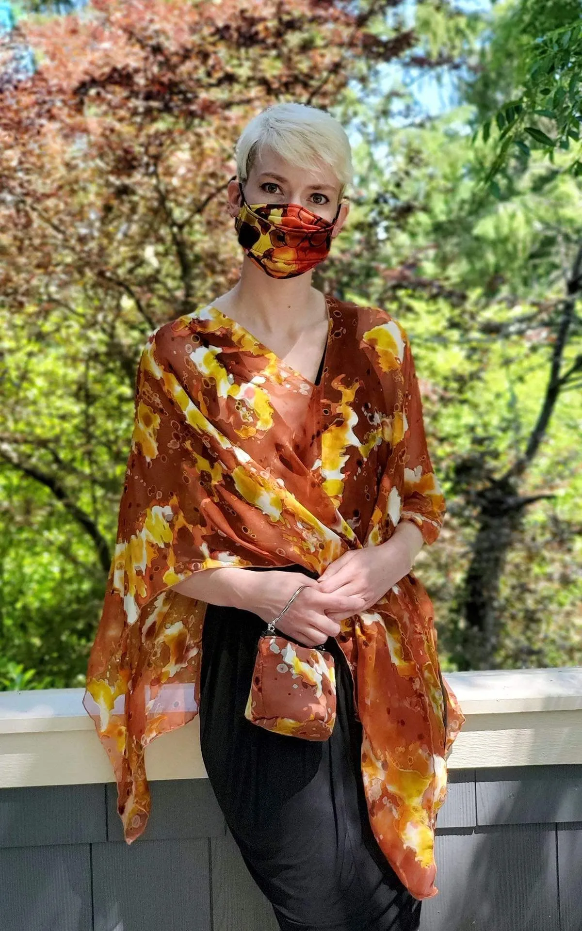 The Civvy Face Mask (Box) - Fiesta Silk Collection