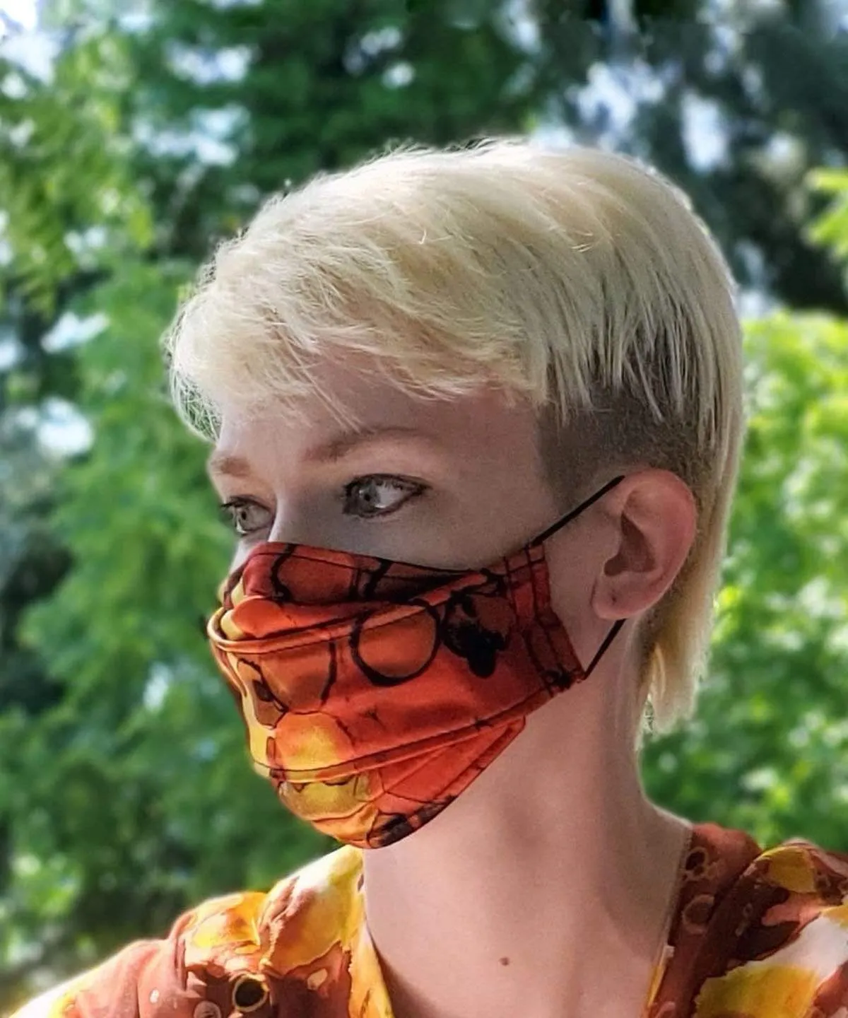 The Civvy Face Mask (Box) - Fiesta Silk Collection