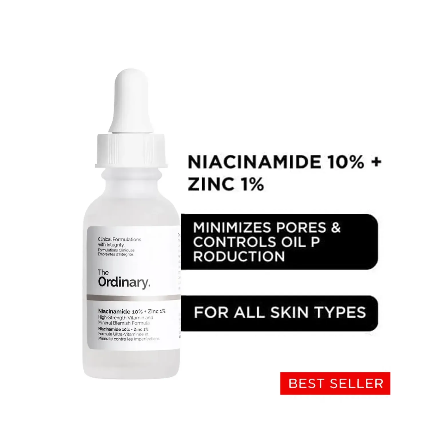 The Ordinary Niacinamide 10% Zinc 1% Serum 30ml