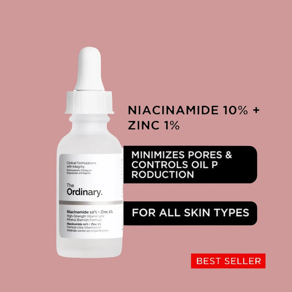 The Ordinary Niacinamide 10% Zinc 1% Serum 30ml