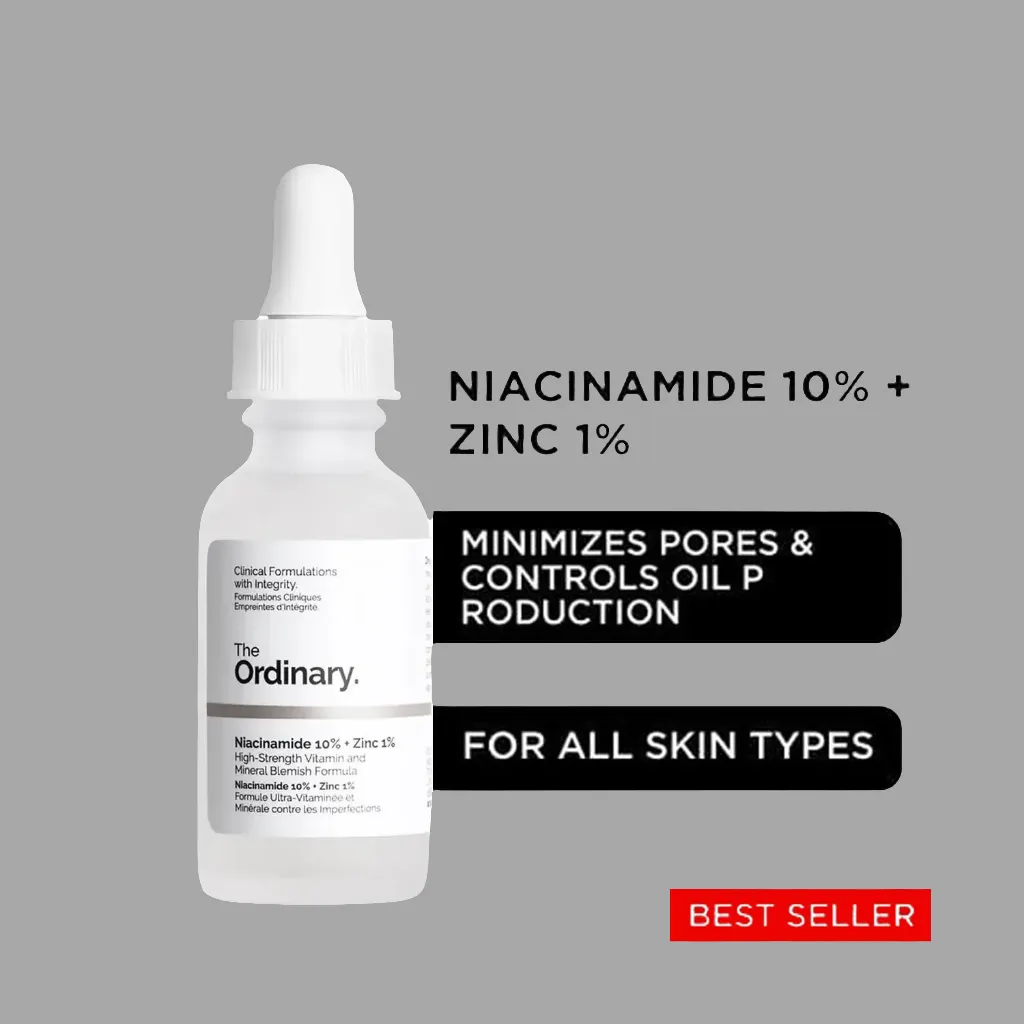 The Ordinary Niacinamide 10% Zinc 1% Serum 30ml