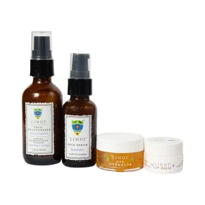 Total Face Regimen: Face Moisturizer   Lip Balm   Eye Hydrator   Face Serum