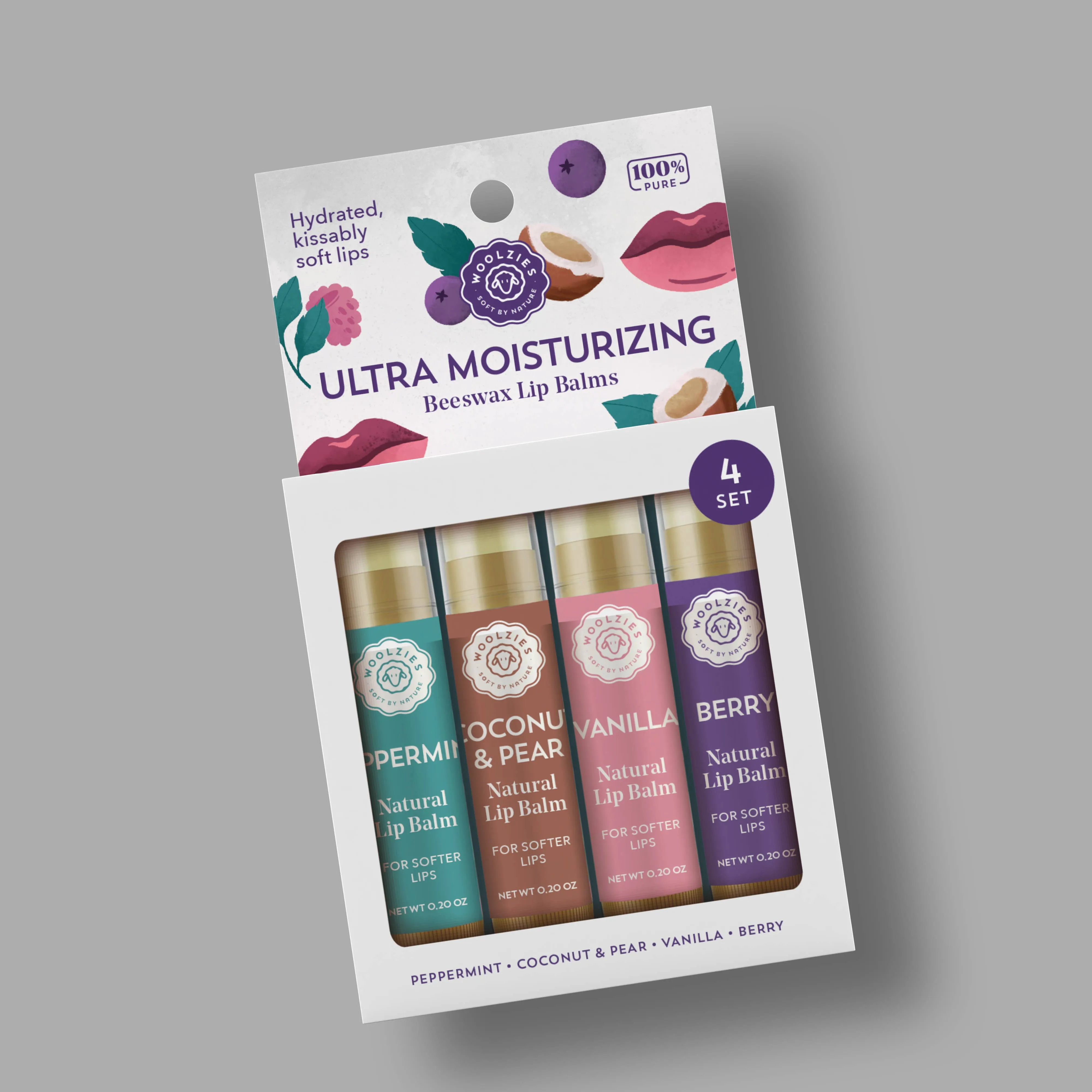 Ultra Moisturizing Lip Balm Set Of 4 - restocked