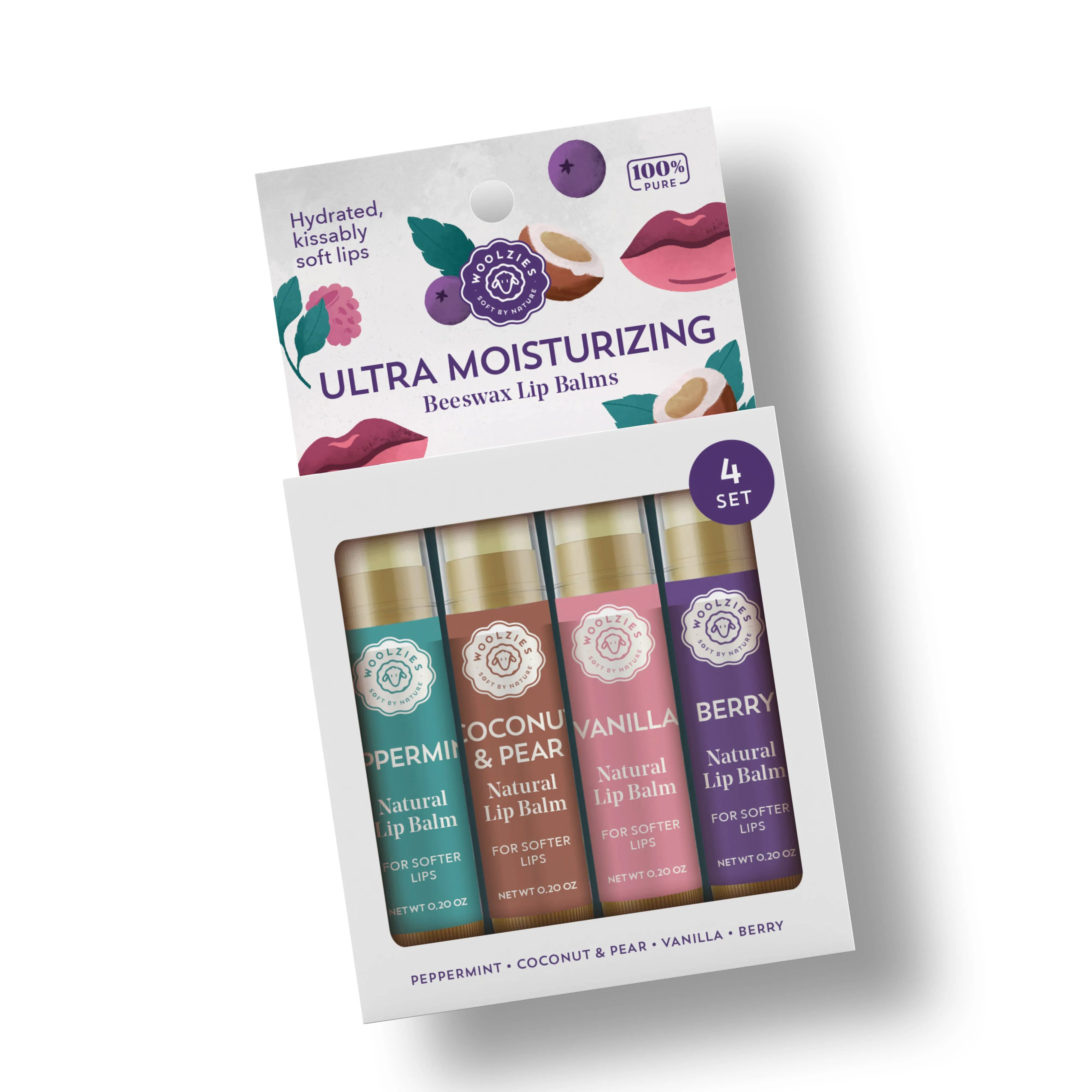 Ultra Moisturizing Lip Balm Set Of 4 - restocked