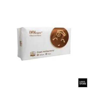 UUCare Crown Antibacterial Pantyliner 150mm 40 pads