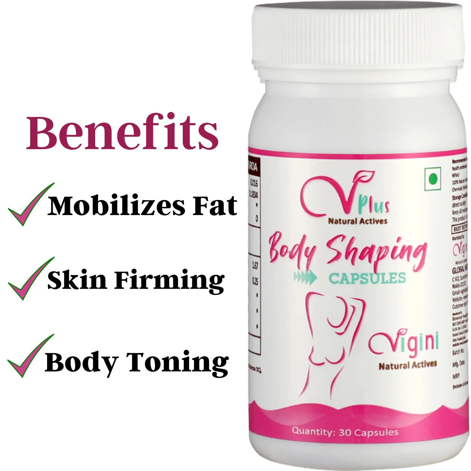 Vigini Bust  Firming Breast Enlargement Tightening & Lifting Growth Increase Size Cream With Capsule-100ml 30Caps