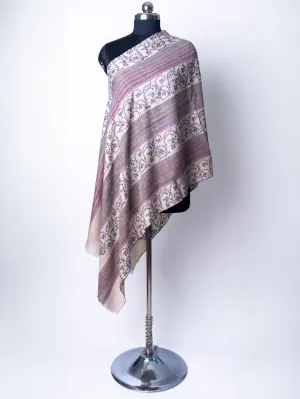 Vintage Vignette Sozni Pashmina – Hand Embroidered Heritage Scarf