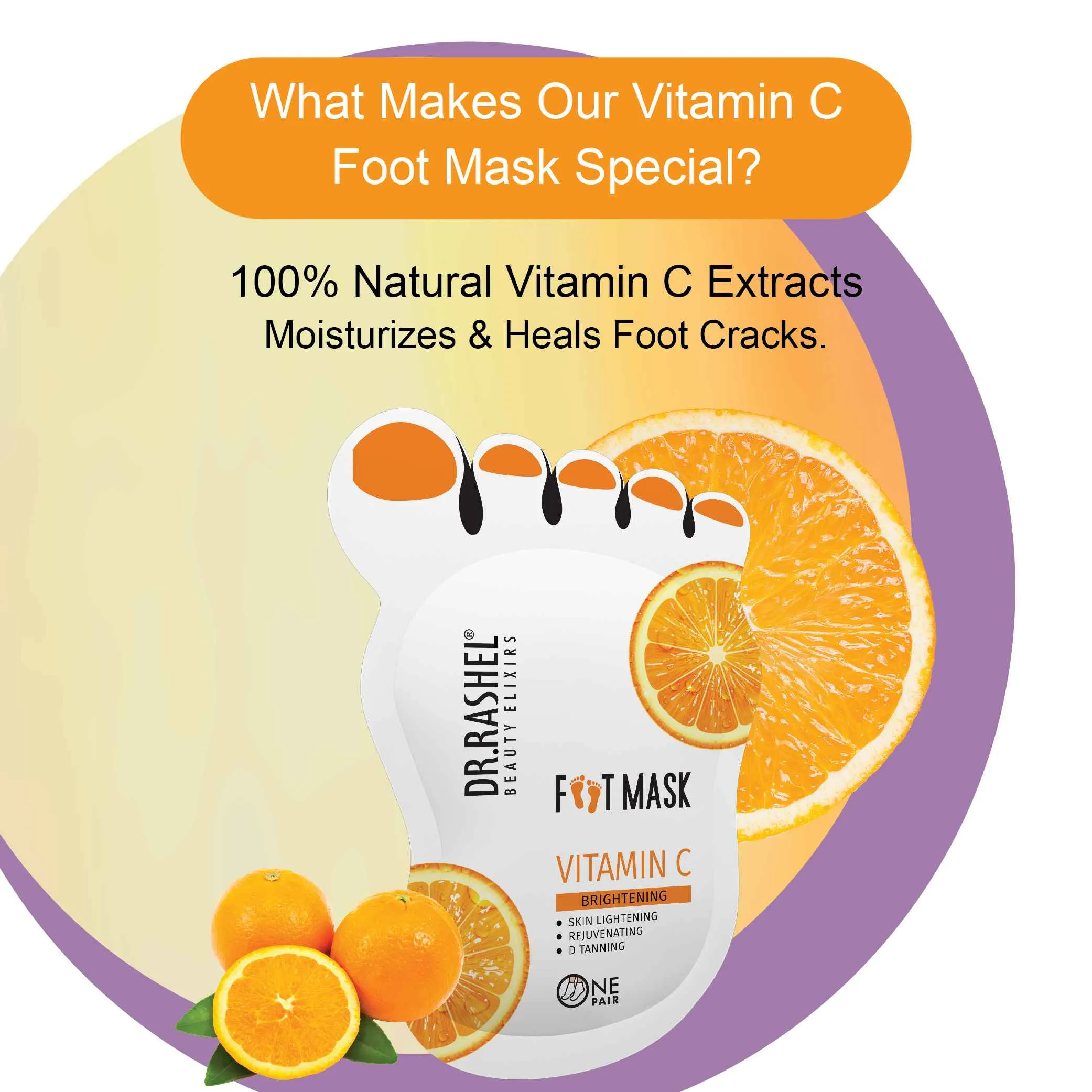 Vitamin C Foot Mask