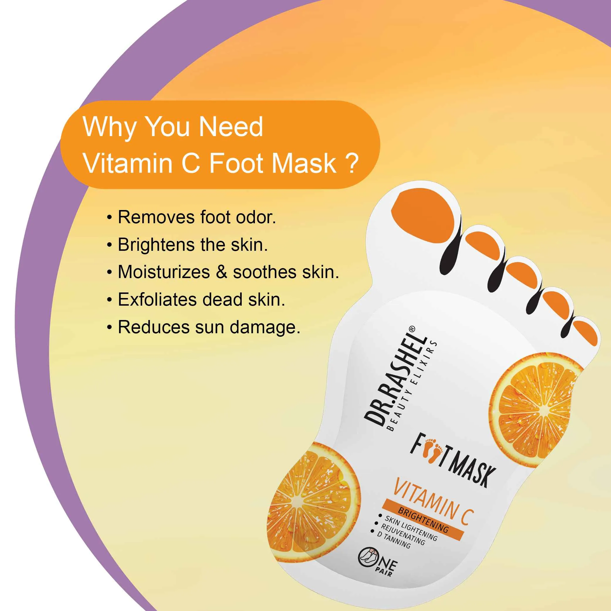 Vitamin C Foot Mask
