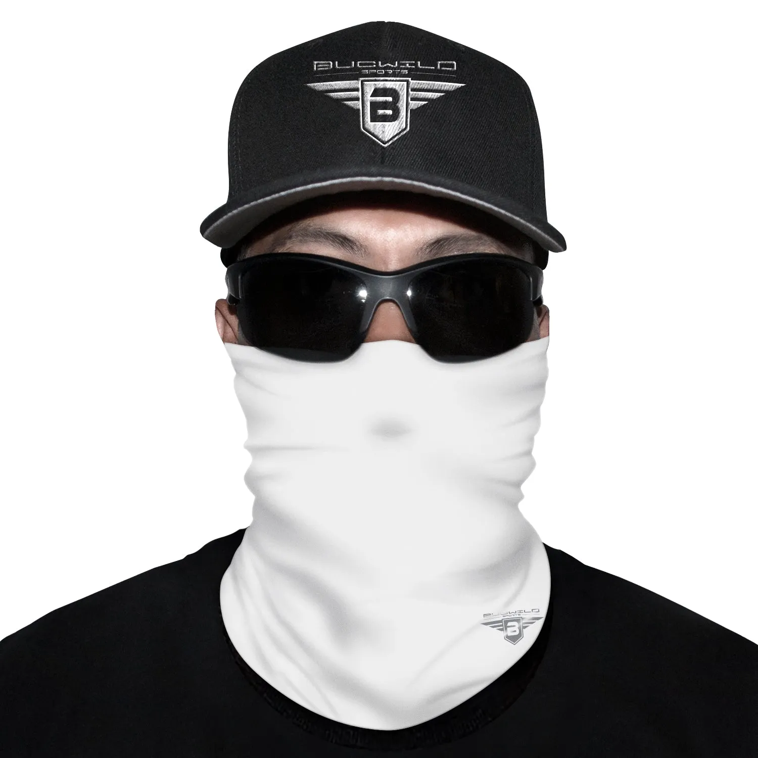 White Neck Gaiter Face Mask