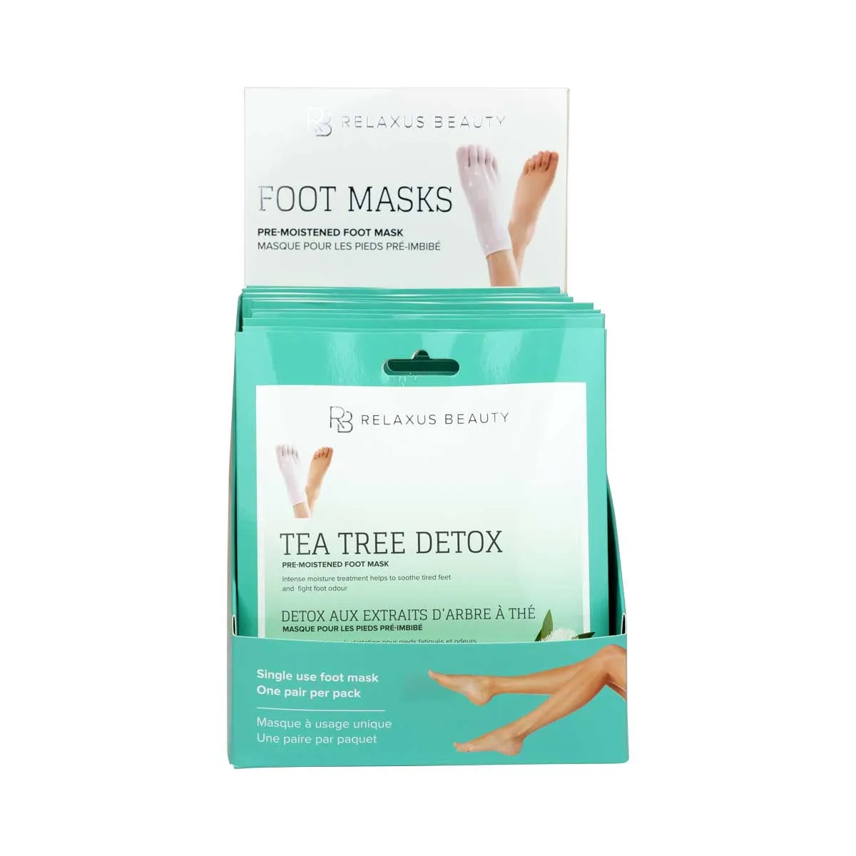 Wholesale Foot Masks Displayer of 12