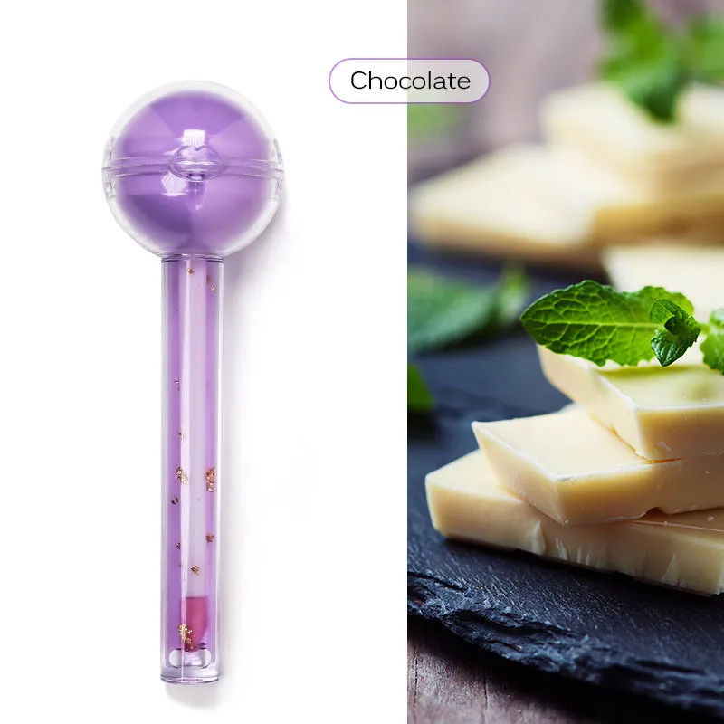Wholesale Plastic Color Changing Lip Gloss Lip Oil Lip Balm Ball 2 in 1