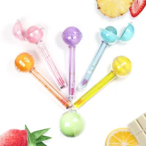 Wholesale Plastic Color Changing Lip Gloss Lip Oil Lip Balm Ball 2 in 1