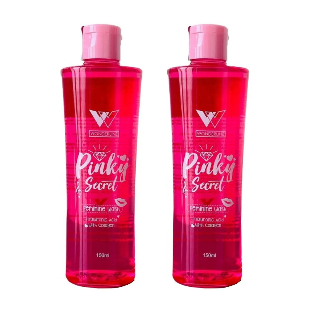 Wonderline Pinky Secret Feminine Wash - 2Pcs × 150ml